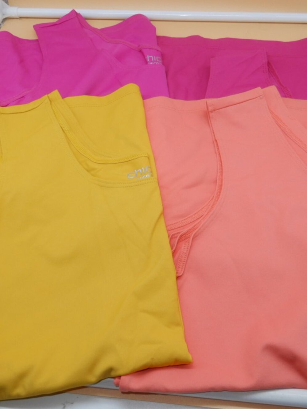 4x CHICO'S stretchy TANK TOPS 4 colors size 4 XXL new
